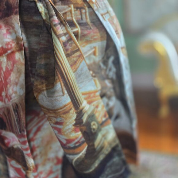 NWT Vivienne Westwood Anglomania Women’s Liberty Dress, Salon Print -- 38, US 2 - Picture 9 of 15